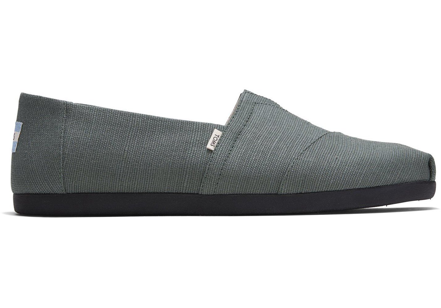 Toms Espadryle Męskie Zielone - Alpargata Heritage Płócienne - 10CETMDVU